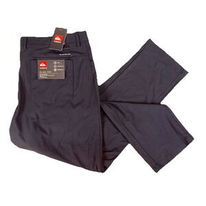 Quicksilver Stretch Tech Woven Pants NWT Black 34x30" (Actual 36x29) $78